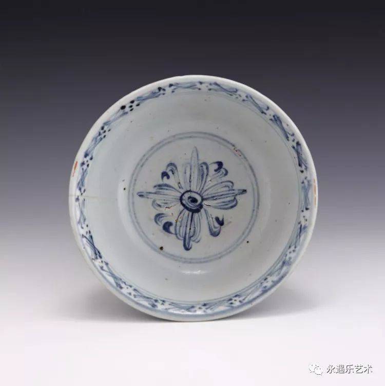 明代民窑青花碗赏析_石子青_图案_云气