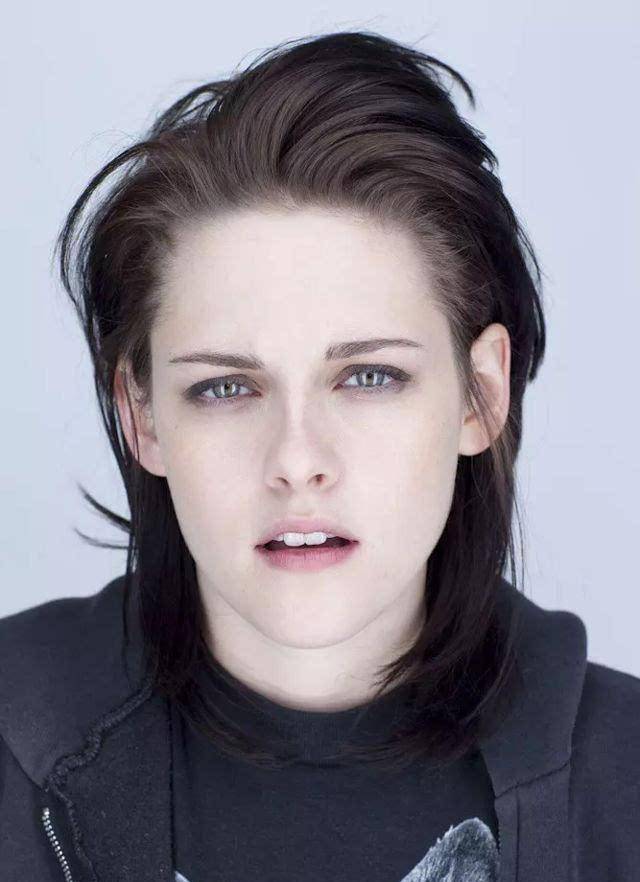 "男女通吃"的克里斯汀-斯图尔特_女生_因为_短发