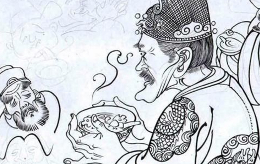 老婆婆找到以后就告诉朱元璋,那道汤其实很简单,就是一道烩菜,将菠菜