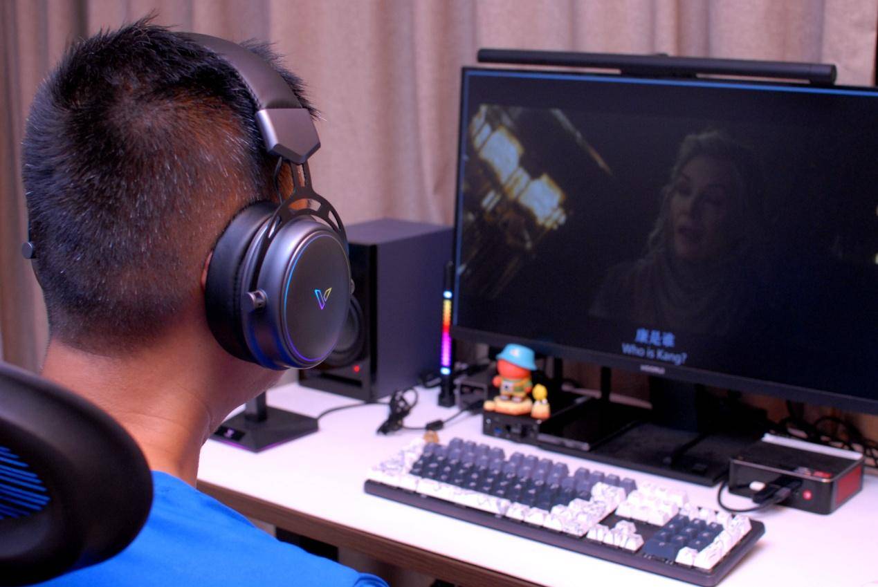 游戏耳机选什么,双音腔RGB雷柏VH800游戏耳机,给你制霸的理由