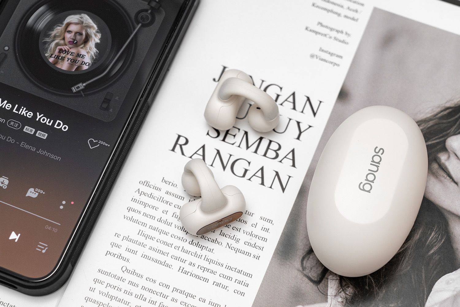 音质依然优秀,提升交互与续航效果,sanag Z51耳夹式蓝牙耳机评测