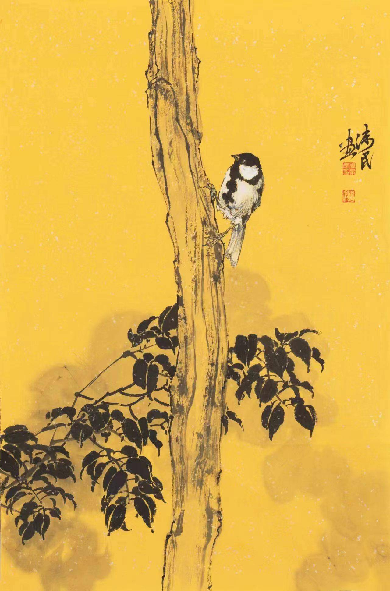 当代花鸟艺术大师——周卫民作品赏析_河南省_中国_新密市