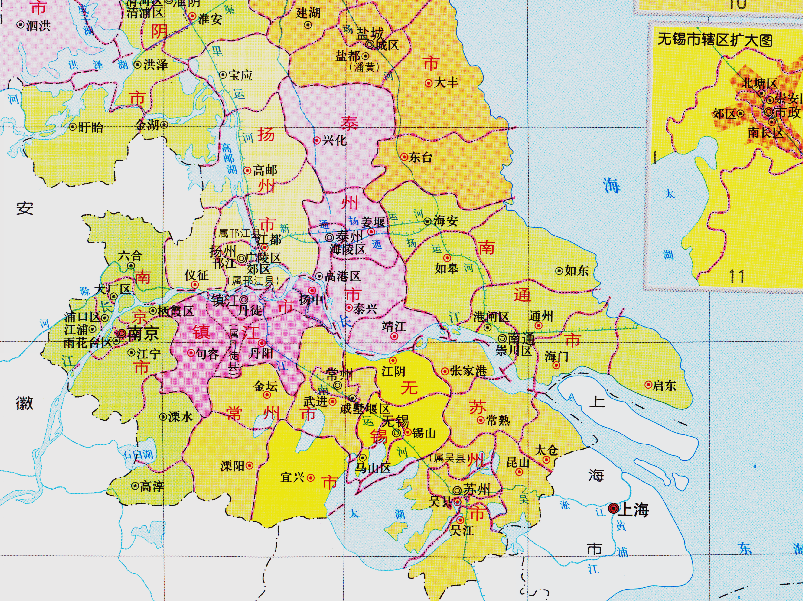 扬州市维扬区地图图片