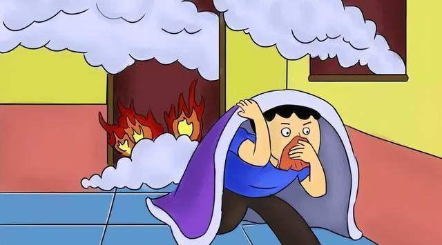 高层家里着火,我们应如何逃生?_火灾_处置_厨房