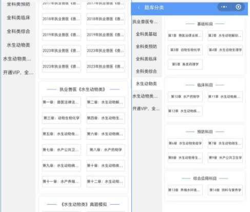 水生动物类执业兽医考试有什么好用的刷题app？