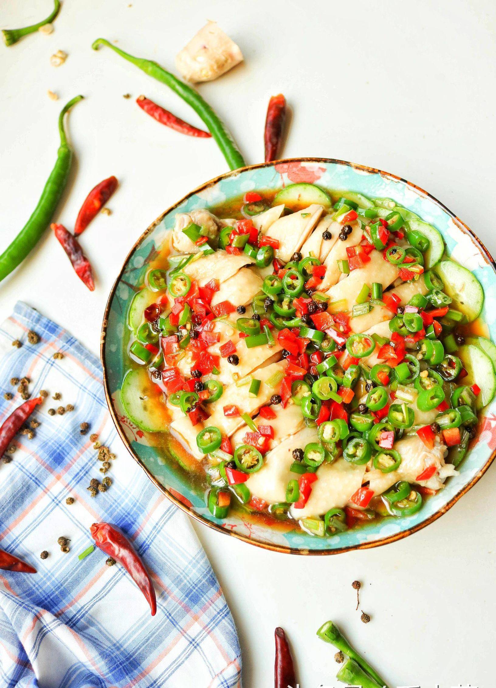 3,没有新鲜的藤椒,用藤椒鸡也