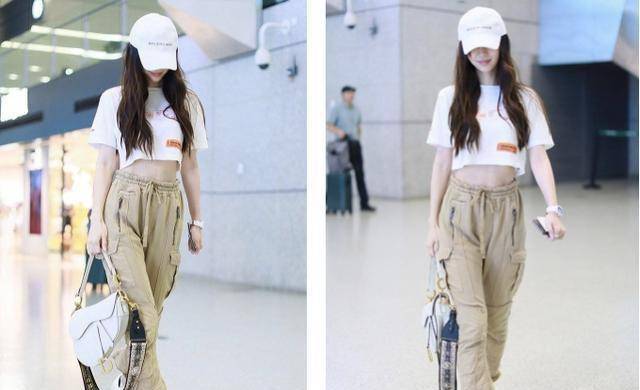 angelababy,杨幂短上衣高腰裤的搭配a爆了!