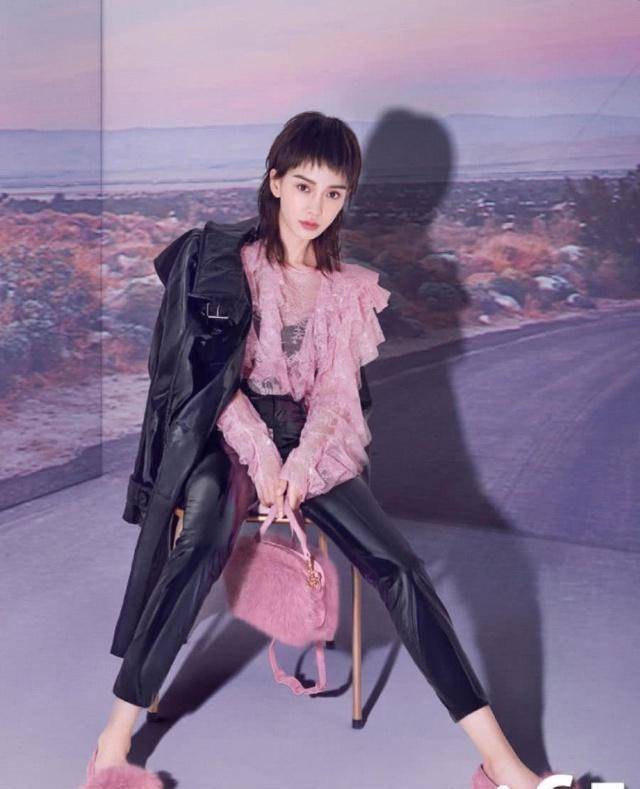 angelababy狗啃刘海意外撞脸王子文,两人惊人的相似_网友_发型_对比