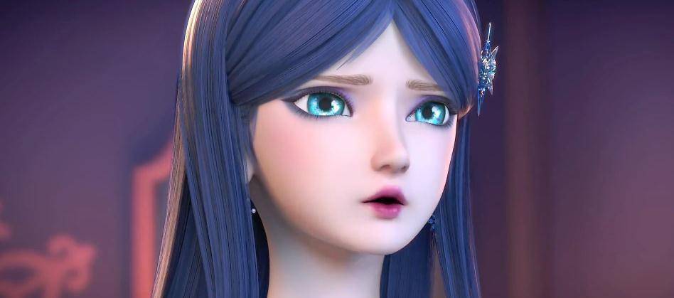 冰公主换黑直发后,颜爵紧随其后,然而颜爵的黑发形象木讷又文弱_秀发