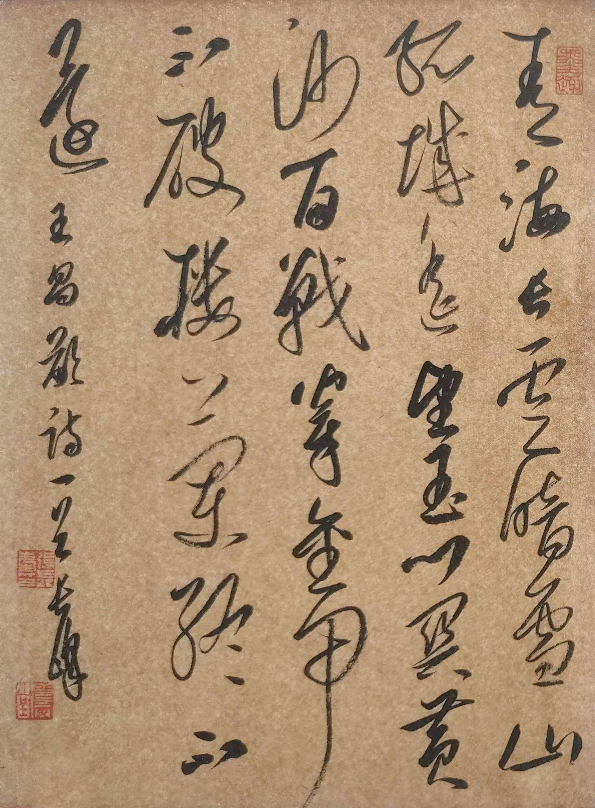 书画专栏 │新时代中国书法家风采——张长峰_作品_行草_草书