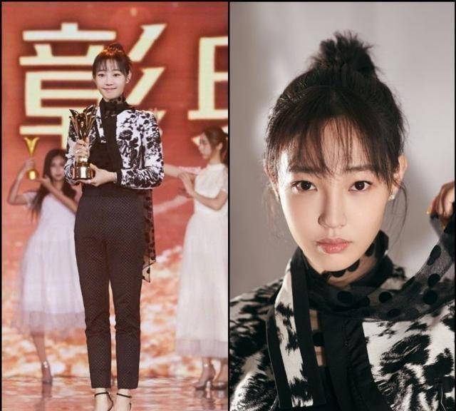 百合奖典礼上女星画风各不同,江疏影与景甜同框,大长腿实力抢镜_造型