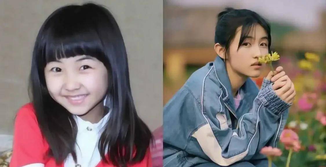 69张子枫蒋依依从小就非常好看,小瓜子脸活脱脱一个美人胚子,长大