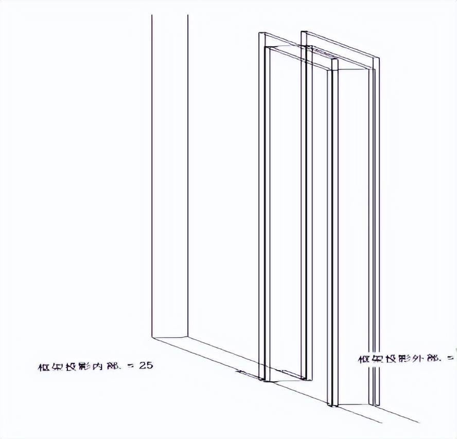 revit简单的门族创建及cad图纸翻模门窗