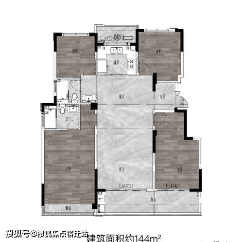 荣安玖樾庄户型图片