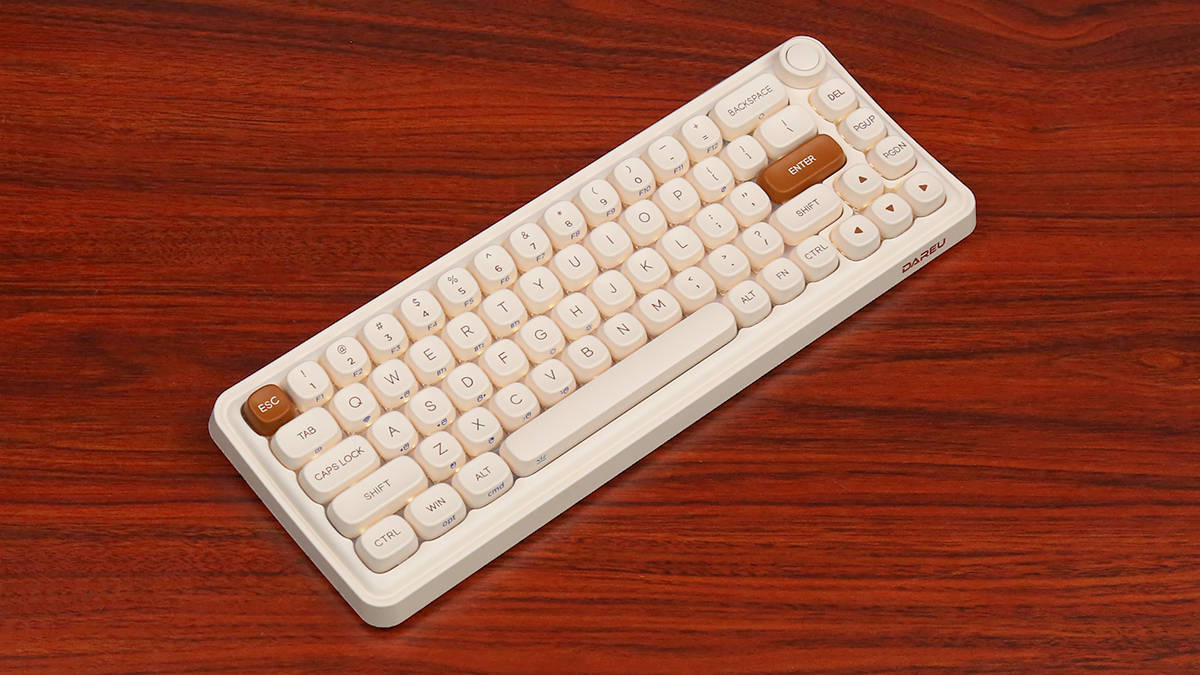 达尔优小方糖Z68三模机械键盘评测：精致又耐看