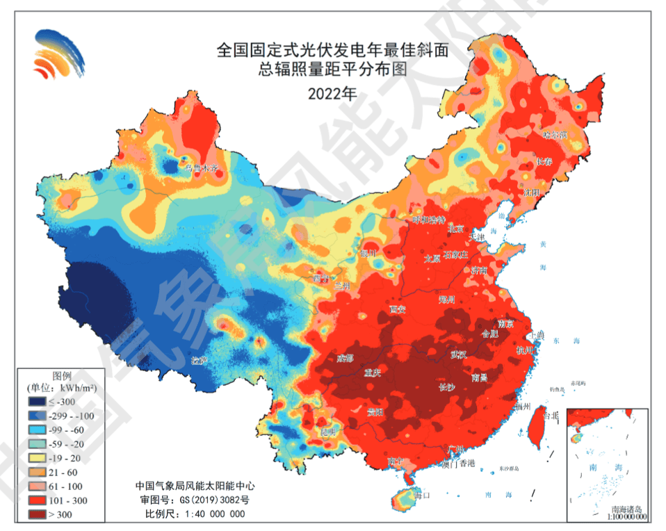 中国太阳能资源分布图片