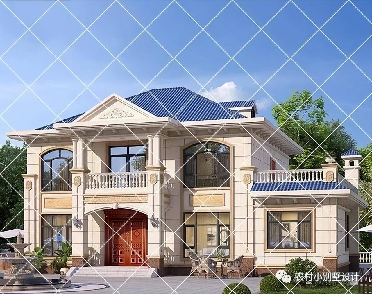 16栋带堂屋的二层农村自建房别墅,建有特色的房子,为家乡代言_布局