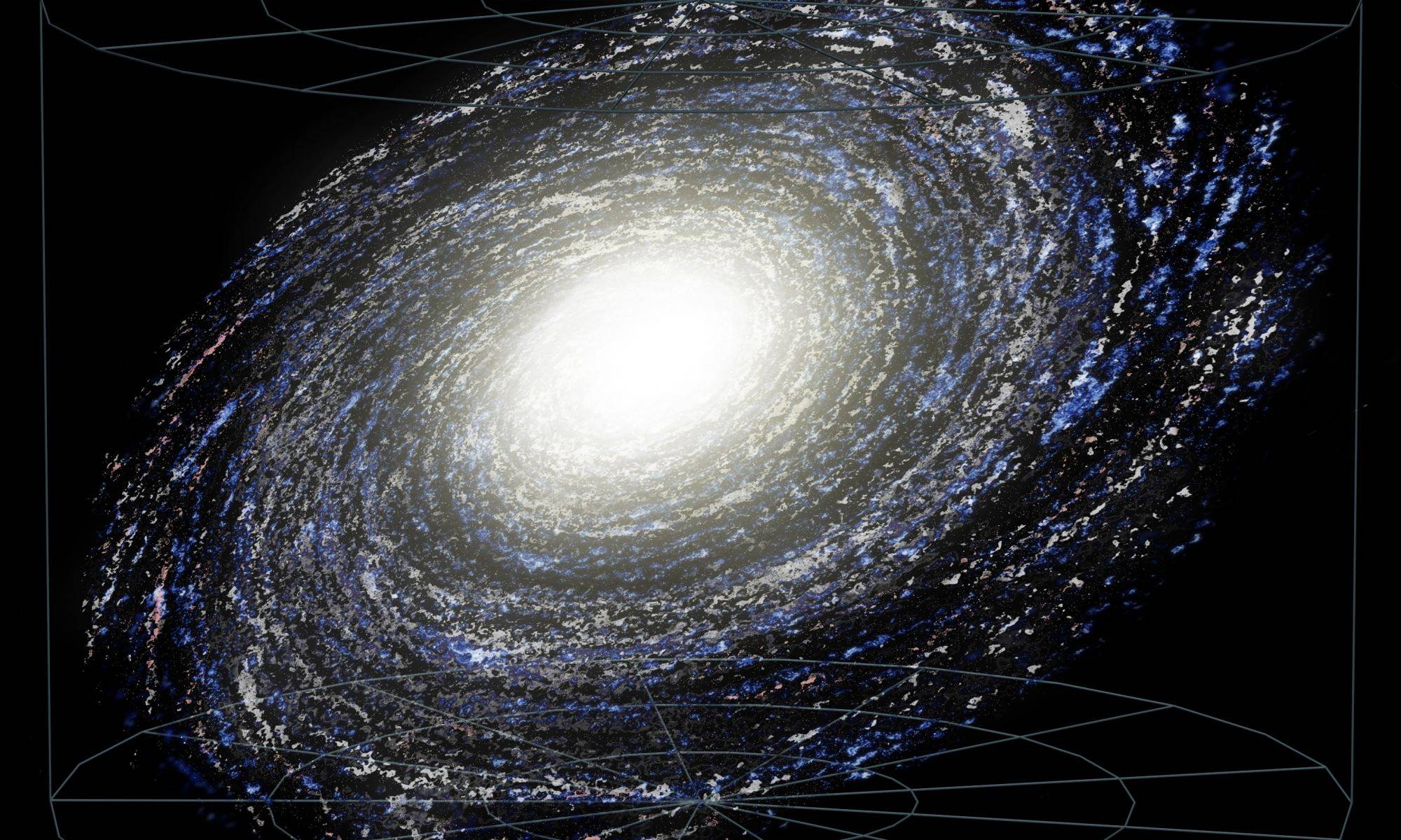 大多数银河系恒星都沿着围绕银河系中心的大致圆形轨道运行.