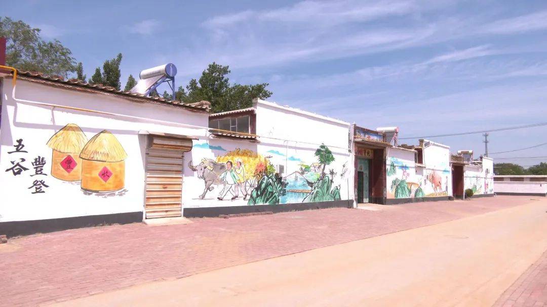 衡水市枣强县大营镇:靓丽墙绘为和美乡村"增色添彩"_墙体_彩绘_文化