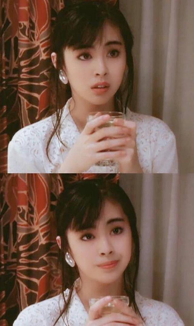 绝美容颜的王祖贤,眼神杀堪称名门杀器