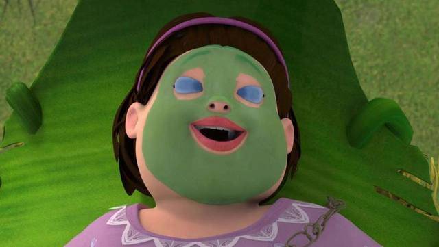 出自于熊出没的剧场版奇幻空间中的一张,其中还有很可爱的机器人coco