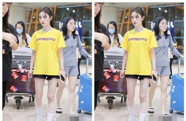 路人街头偶遇鞠婧祎,拍下无滤镜素颜照,她的真实颜值亮了!