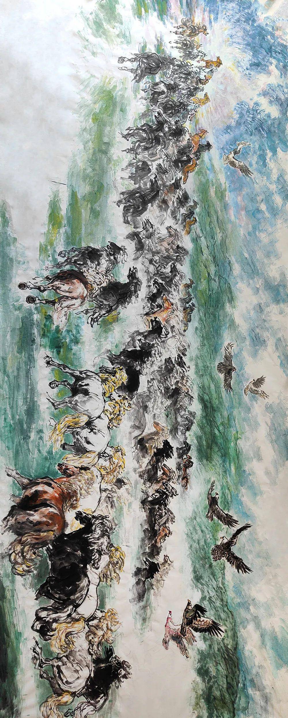 易洪斌|大美宝地—全国书画名家学术交流展_图片_作品_鉴赏