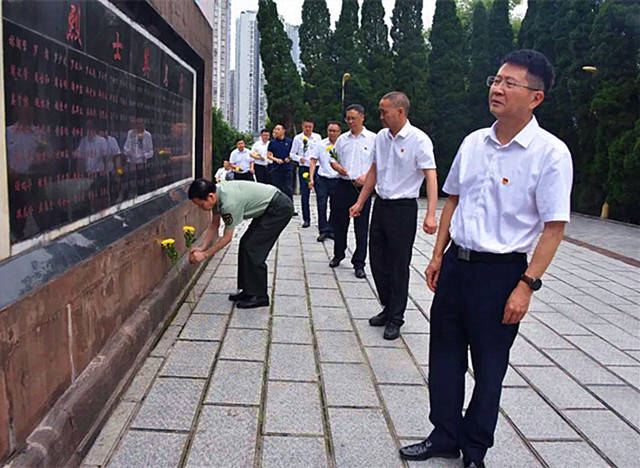 四川省退役军人事务厅厅长鞠波一行赴泸州市叙永县调研_革命_烈士陵园