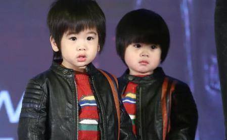 林志颖双胞胎儿子近照,迷你版林志颖一人已成小胖墩_孩子_父亲_专辑