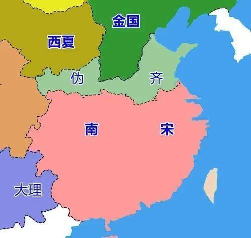 了两个重要的战略部署,首先,在中原地区扶植南宋降臣刘豫建立伪齐政权