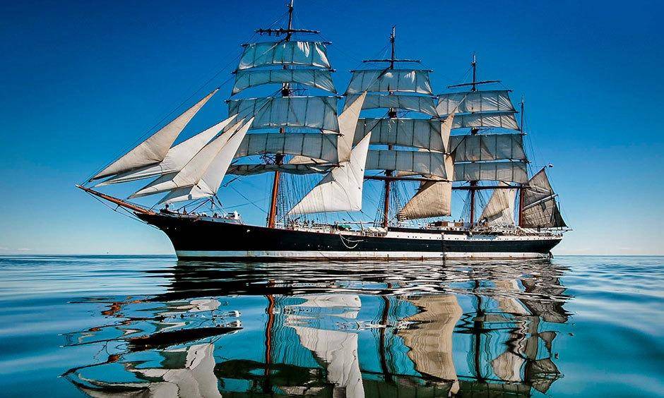 100年前 俄罗斯最美的舰船下水"塞多夫"号四桅帆船的传奇经历_苏联