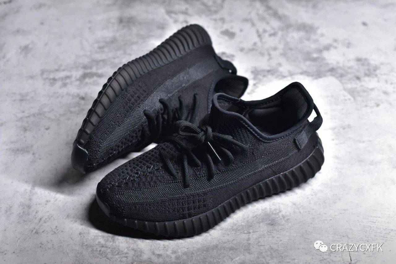 阿迪达斯椰子黑玛瑙 adidas yeezy 350 v2 boost onyx 低帮运动鞋