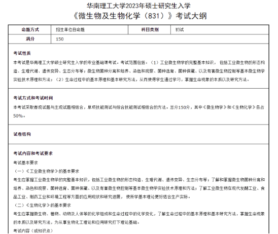 发酵工程报录比_华南理工大学生物工程考研_发酵工程考研