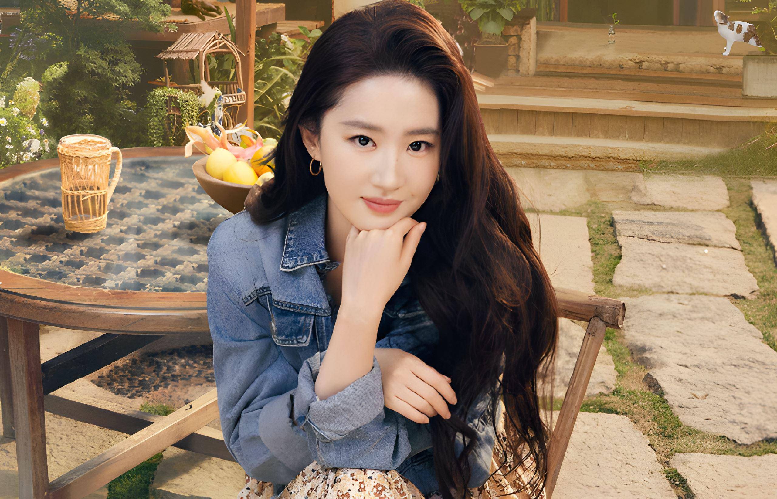 刘亦菲爆读书时没人追照片发出后,网友表示心里想想都是一种亵渎