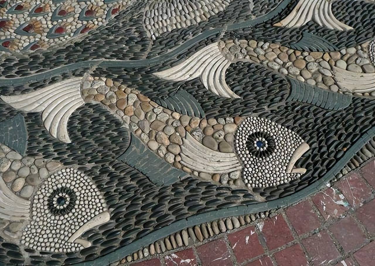鹅卵石小路,让花园妙趣横生的造景元素_地面_路面_部分