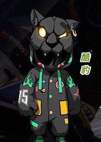 王一博撞衫"酷豹",新造型凌厉威猛,尽显江湖侠士之气!_豹子_街舞_黑豹