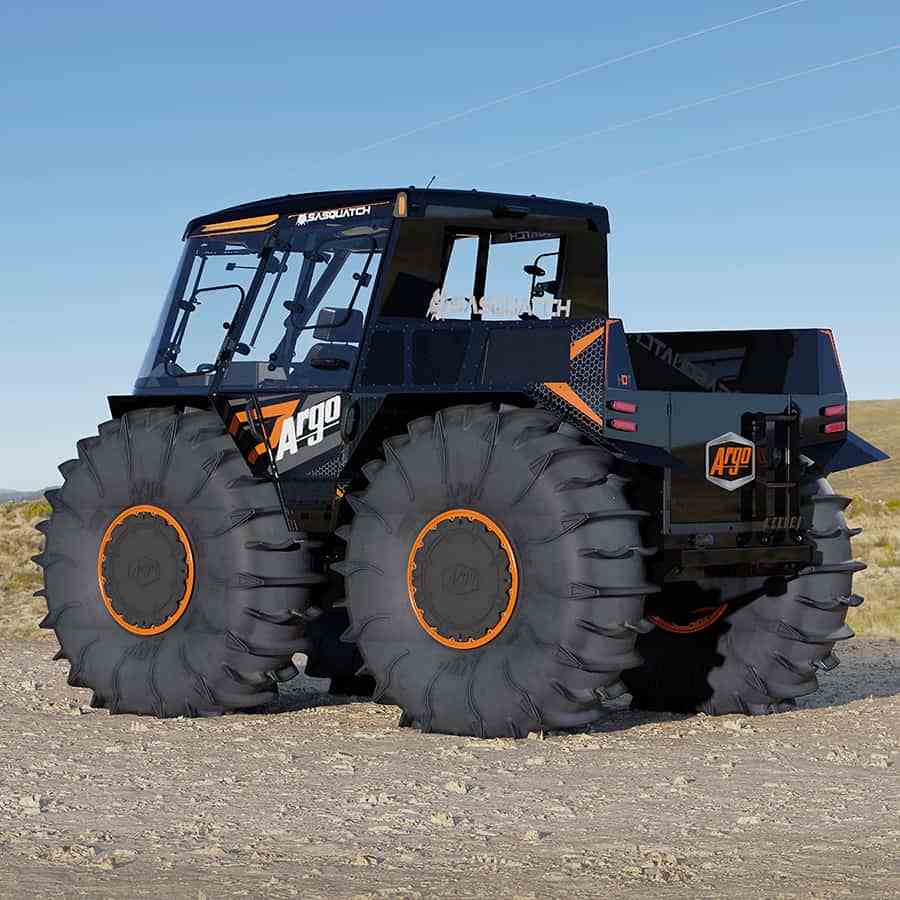 轮胎比suv还高,加拿大公司推出大脚怪两栖"皮卡"