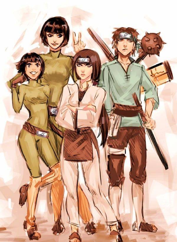 忍者们"娘化"前后对比,鸣人秒变双马尾萝莉,弥彦形象依旧高冷_自来也