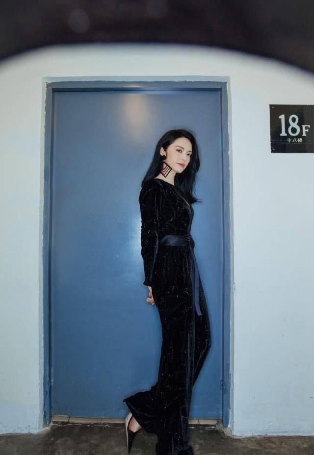 姚晨连体裤配大红胸花造型太俗气,雷佳音在旁神采奕奕莫名喜感_气质