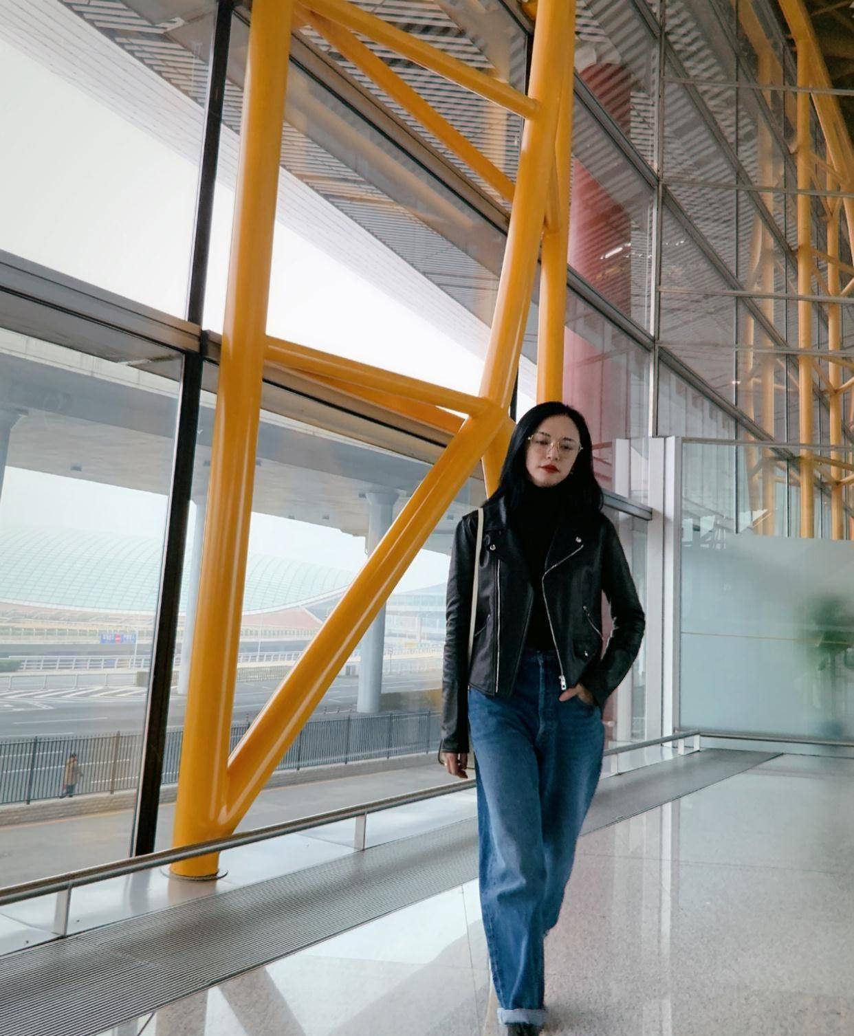 姚晨穿搭好带感!