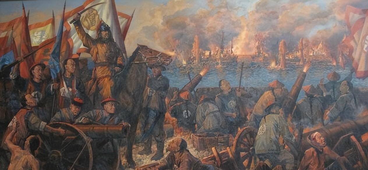 大沽口之战僧格林沁的战败在朝廷中落下话柄,随后英法联军洗劫圆明园