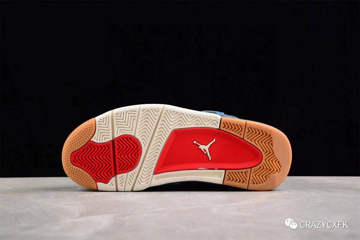 乔丹 levis x air jordan 4 denim aj4 李维斯联名牛仔蓝球鞋