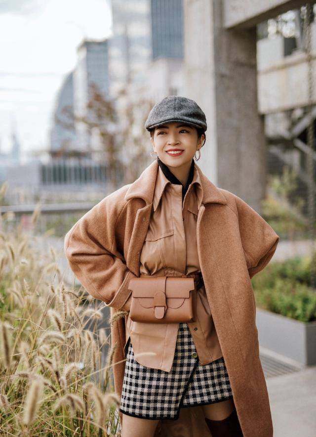 三木博主带火了一种穿法,叫"上半身加法,下半身减法",太美了_毛衣