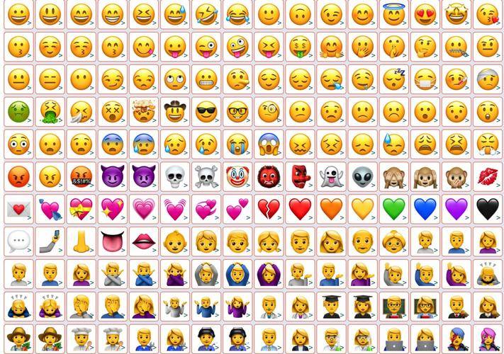 微信表情emoji大全图片