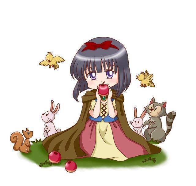 童话版《美少女战士》,月野兔成了小红帽,海王满变人鱼公主_白雪公主