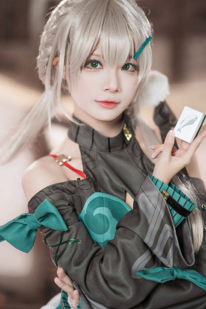 cos:崩坏星穹铁道青雀cosplay正片9p-河野华_伊喵_白嫖_部落