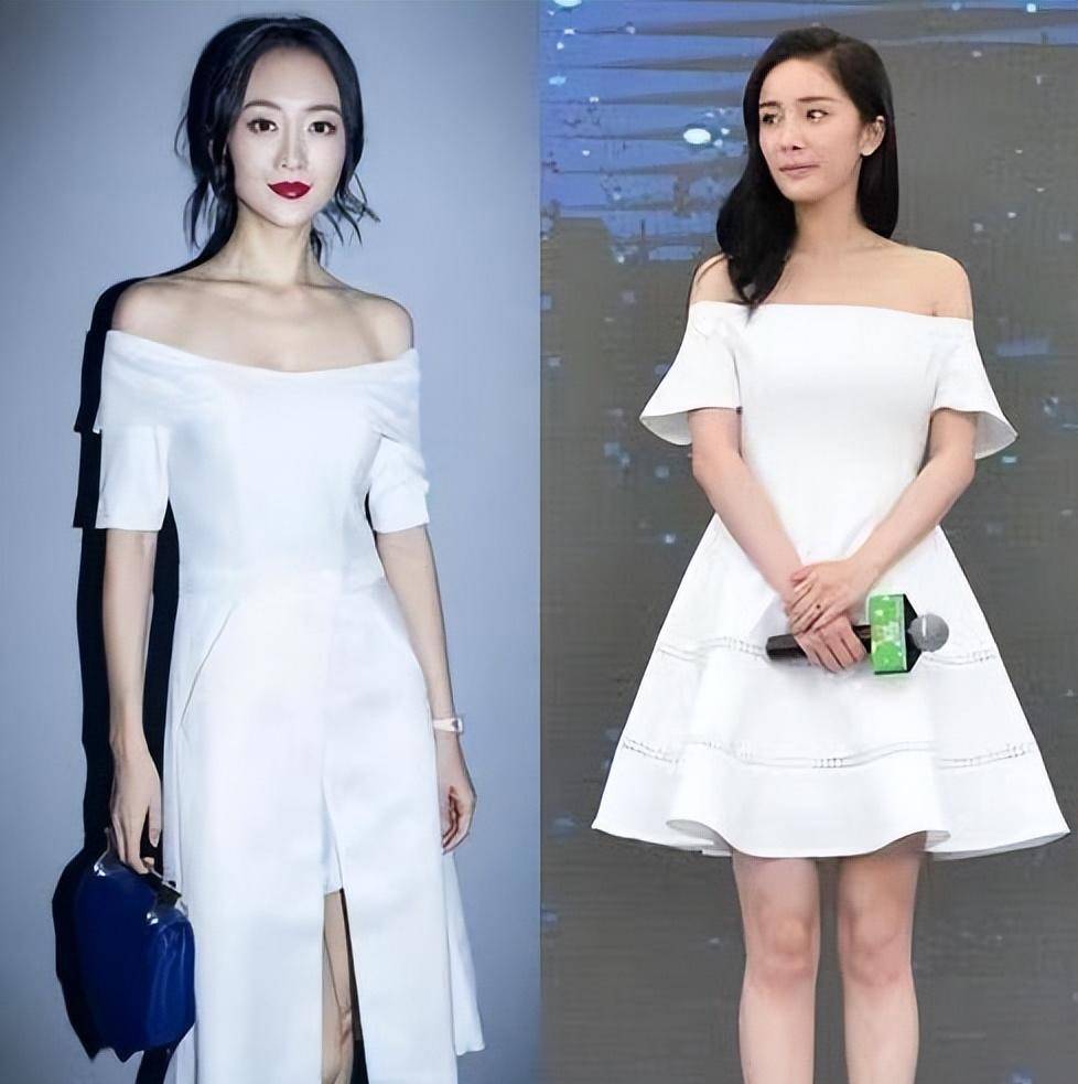 过去,杨幂和王鸥都穿着露肩白裙,两人成功发生冲突.