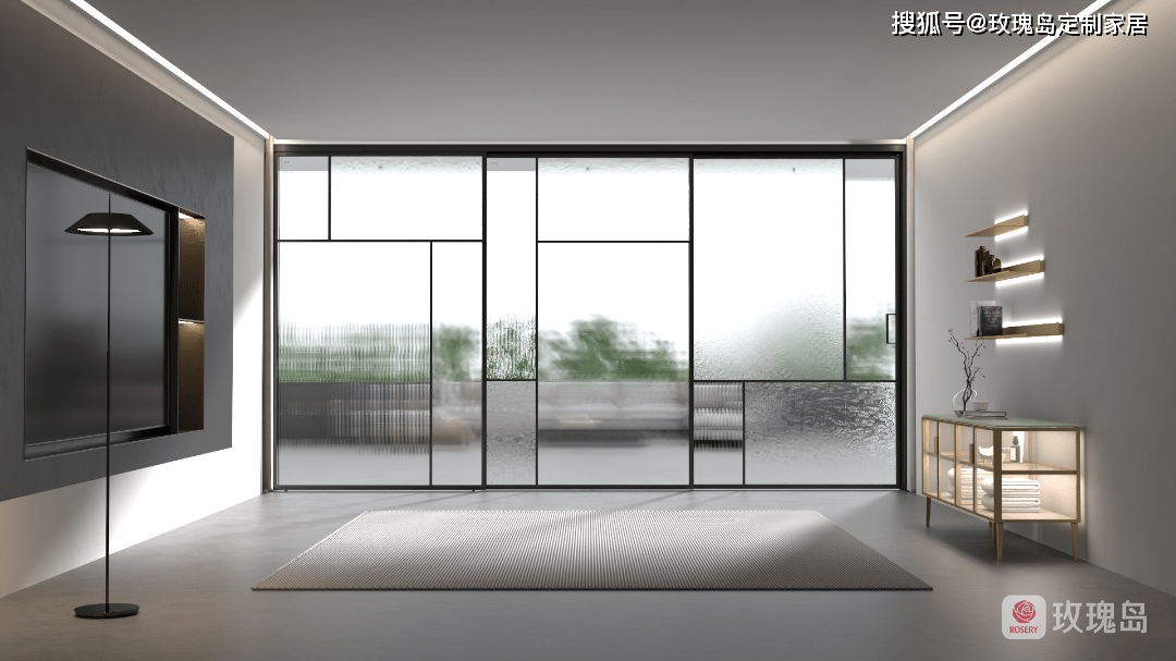 玫瑰岛全景门 是门是墙 让空间无限延伸_玻璃_生活_格调