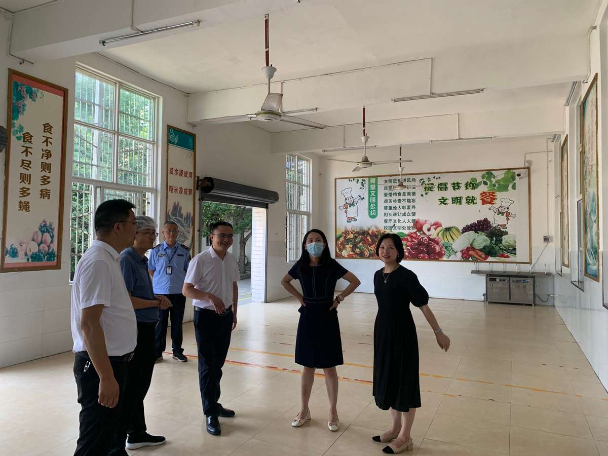 安岳:闫如丹带队督导包保学校食品安全"两个责任"工作落实情况_检查