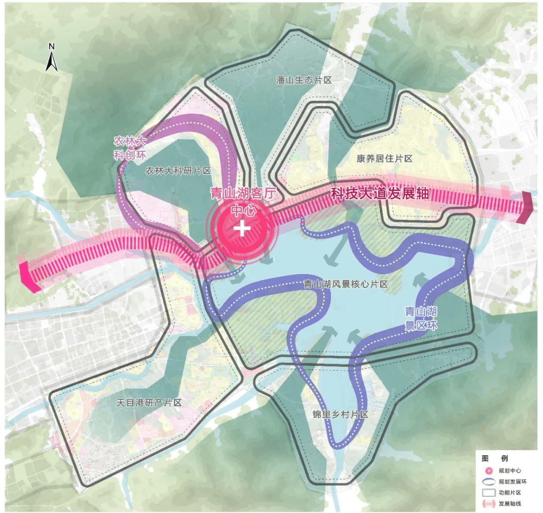 青山湖科技城地图图片